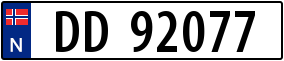 Truck License Plate